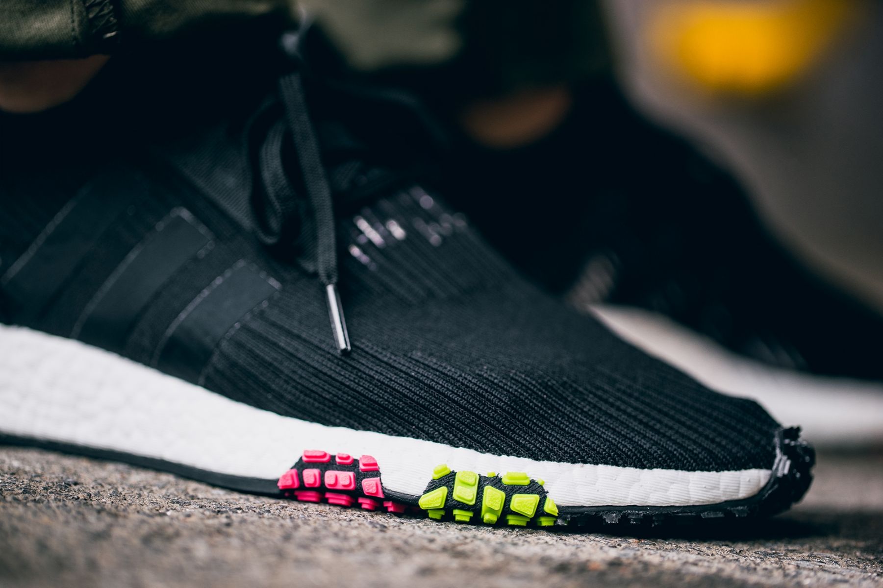 Adidas nmd racer pk core black sales